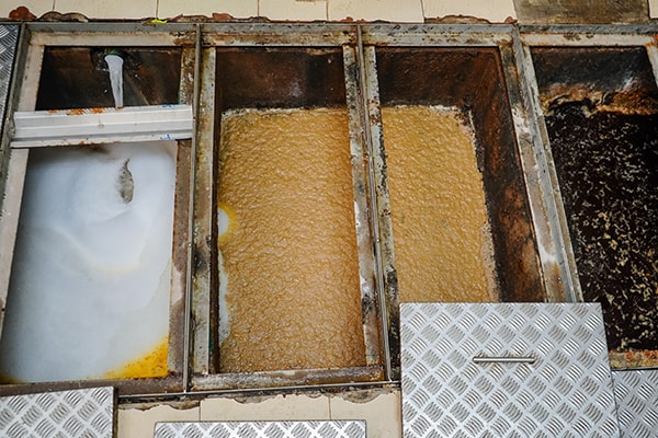 foul odors, slow drainage, and grease buildup are common signs that your grease trap needs maintenance